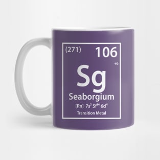 Seaborgium Element Mug